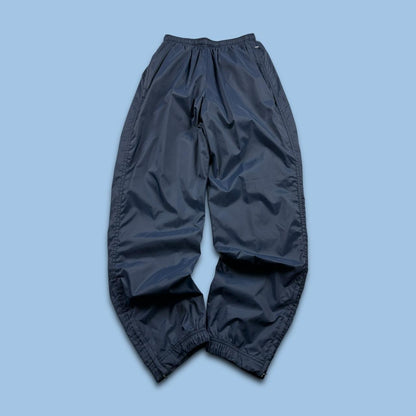 VINTAGE 90s NIKE BAGGY TRACKSUIT BOTTOMS NAVY