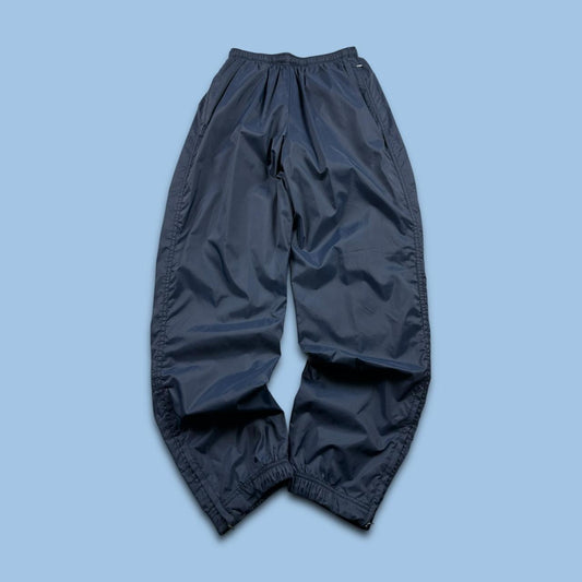 VINTAGE 90s NIKE BAGGY TRACKSUIT BOTTOMS NAVY