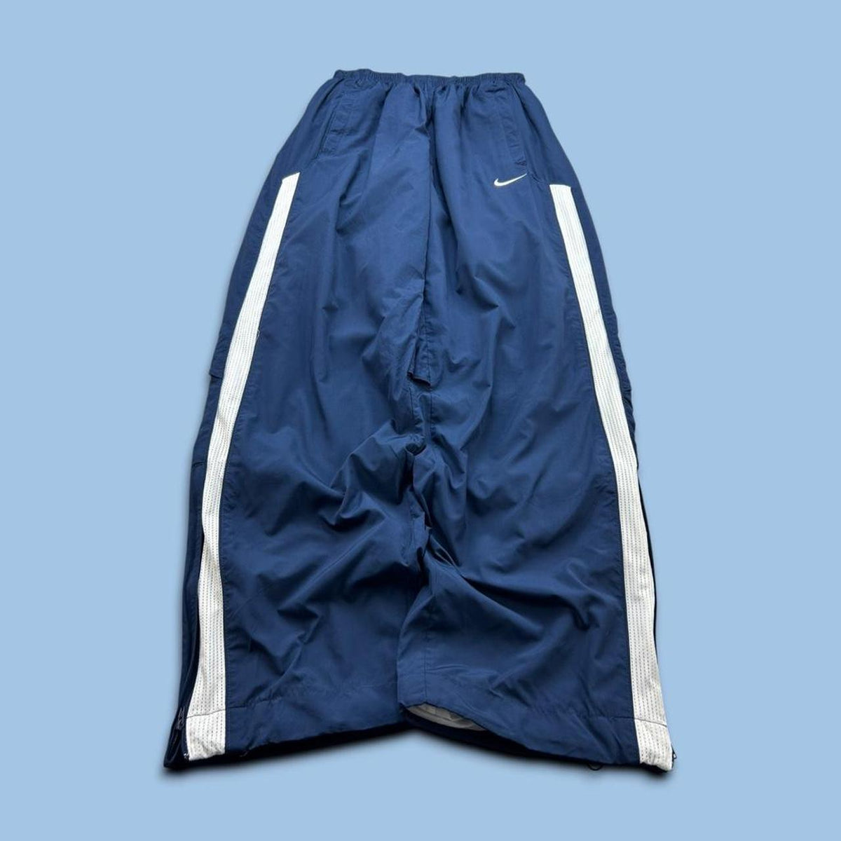 VINTAGE Y2K NIKE LOOSE TRACKSUIT BOTTOMS NAVY