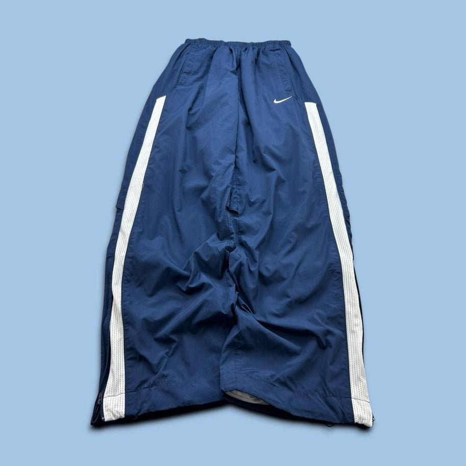 VINTAGE Y2K NIKE LOOSE TRACKSUIT BOTTOMS NAVY