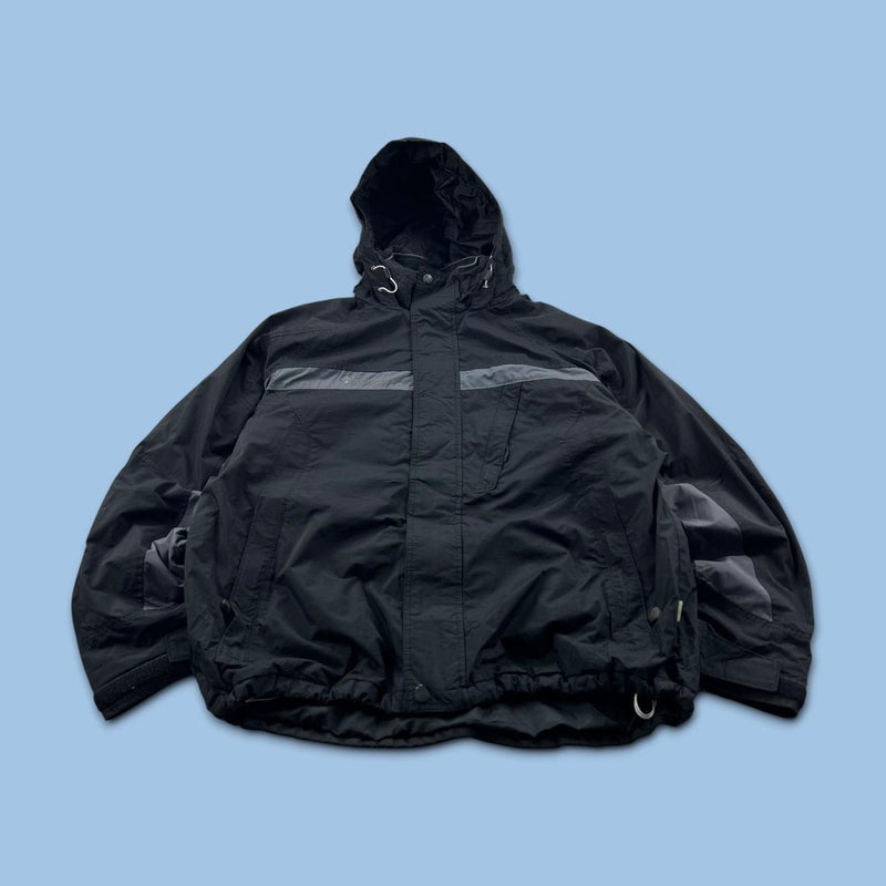 VINTAGE Y2K COLUMBIA TECHNICAL UTILITY SKI JACKET BLACK