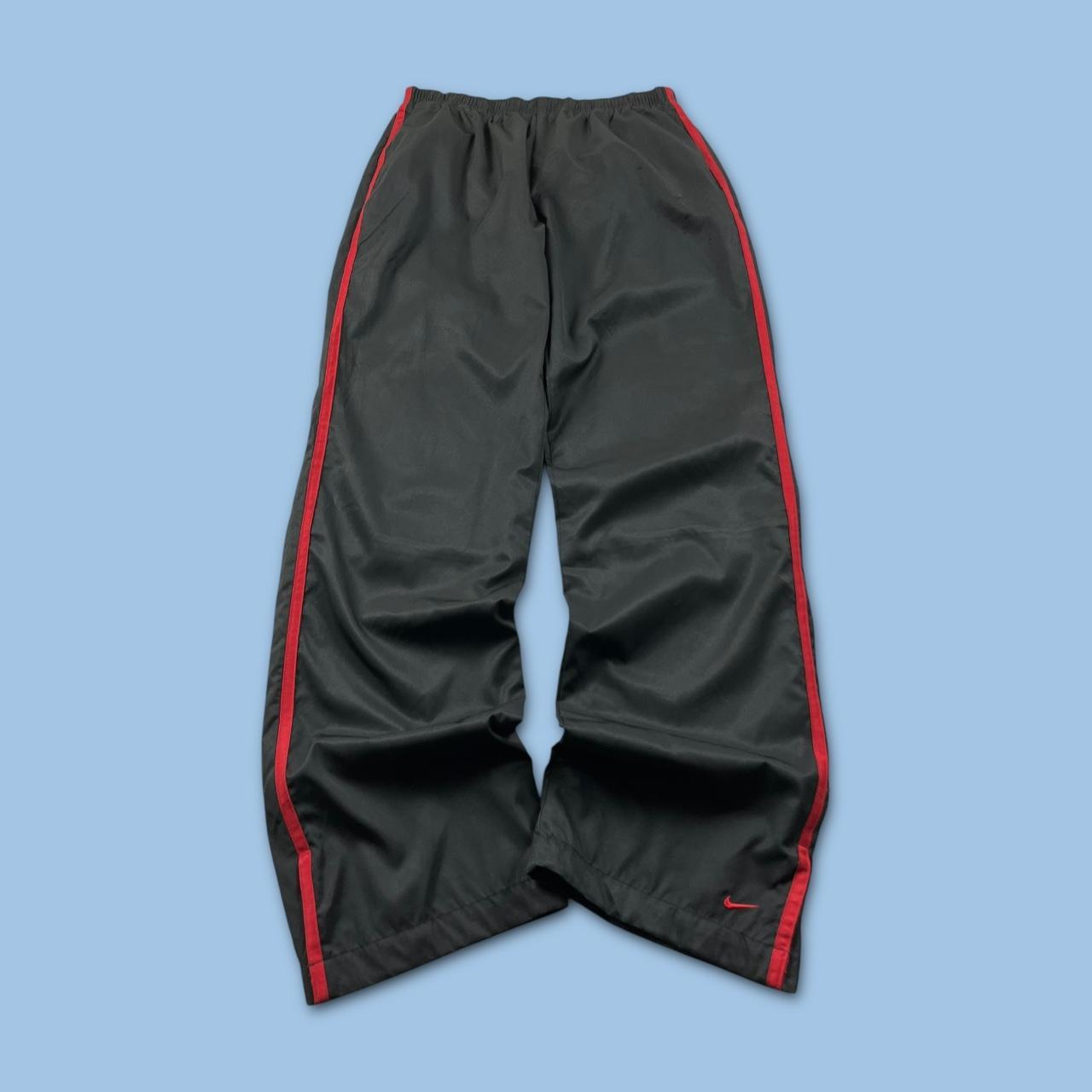 VINTAGE Y2K NIKE BAGGY TRACKSUIT BOTTOMS BLACK