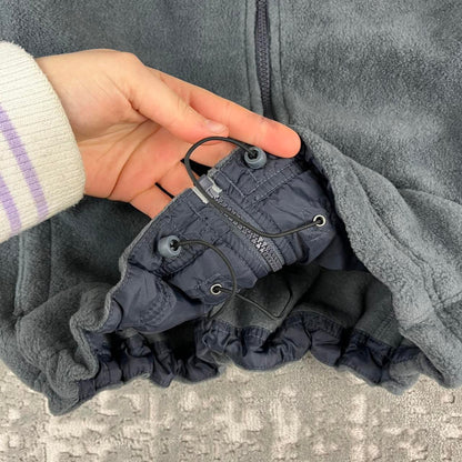 VINTAGE Y2K COLUMBIA ZIP UP FLEECE GREY