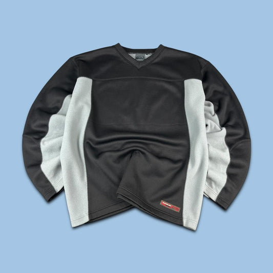 VINTAGE Y2K QUIKSILVER BOXY SWEATSHIRT BLACK