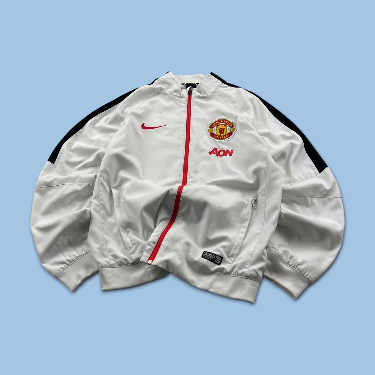 2014/15 NIKE MANCHESTER UNITED FOOTBALL TRAINING TRACK JACKET WHITE