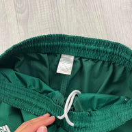 VINTAGE Y2K ADIDAS SIDE STRIPE BAGGY TRACKSUIT BOTTOMS GREEN