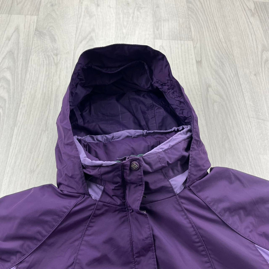 VINTAGE Y2K COLUMBIA TECHNICAL UTILITY SKI JACKET PURPLE