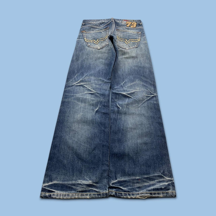 VINTAGE Y2K PEPE JEANS STRAIGHT LEG JEANS BLUE