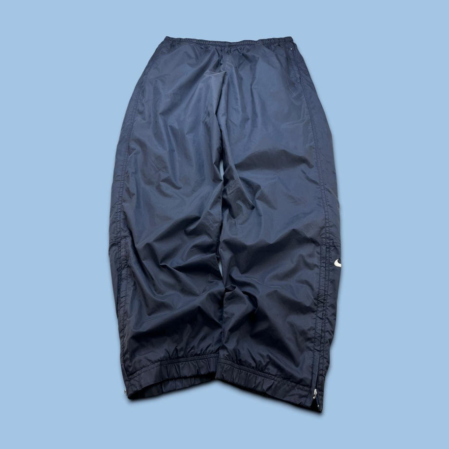 VINTAGE Y2K NIKE BAGGY TRACKSUIT BOTTOMS NAVY