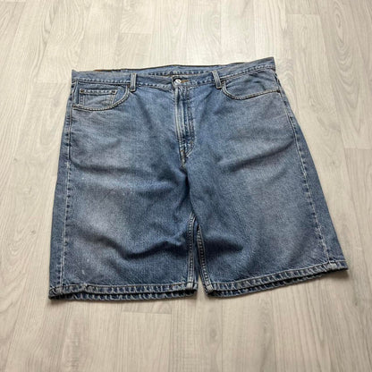 VINTAGE Y2K LEVIS 505 BAGGY JORTS BLUE