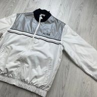 VINTAGE Y2K NIKE WINDBREAKER TRACK JACKET WHITE