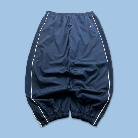 VINTAGE Y2K NIKE BAGGY TRACKSUIT BOTTOMS NAVY