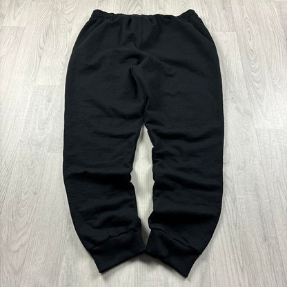 VINTAGE 00s CHAMPION BAGGY COTTON SWEATPANTS BLACK