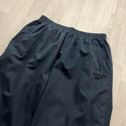VINTAGE Y2K REEBOK BAGGY TRACKSUIT BOTTOMS NAVY