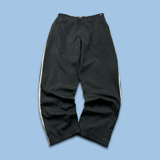 VINTAGE Y2K ADIDAS BAGGY TRACKSUIT BOTTOMS BLACK