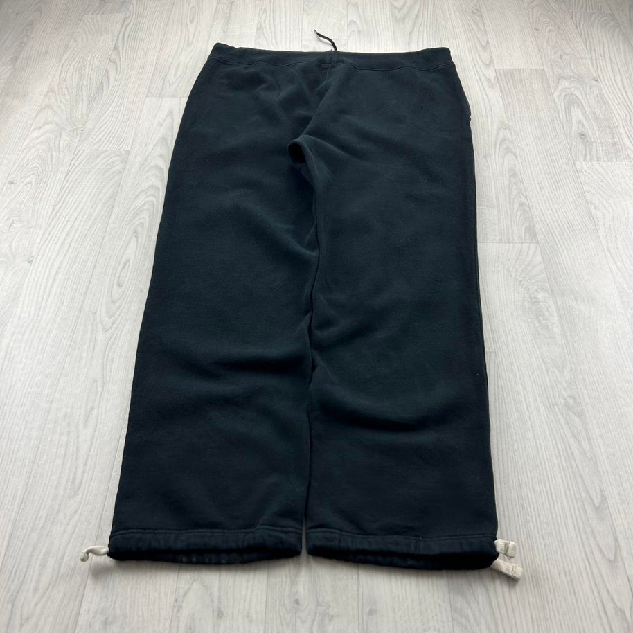 VINTAGE 00s RALPH LAUREN BAGGY COTTON SWEATPANTS BLACK