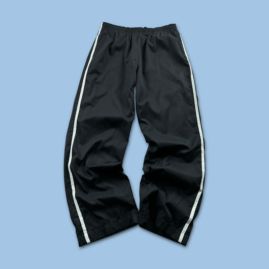 VINTAGE Y2K NIKE STRAIGHT LEG TRACKSUIT BOTTOMS BLACK