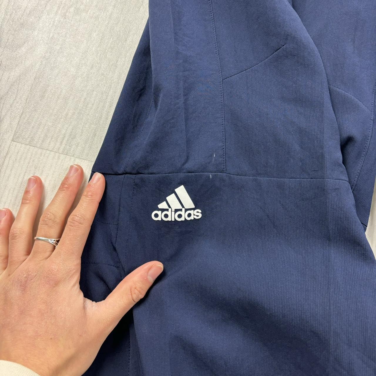 VINTAGE Y2K ADIDAS BAGGY TRACKSUIT BOTTOMS NAVY