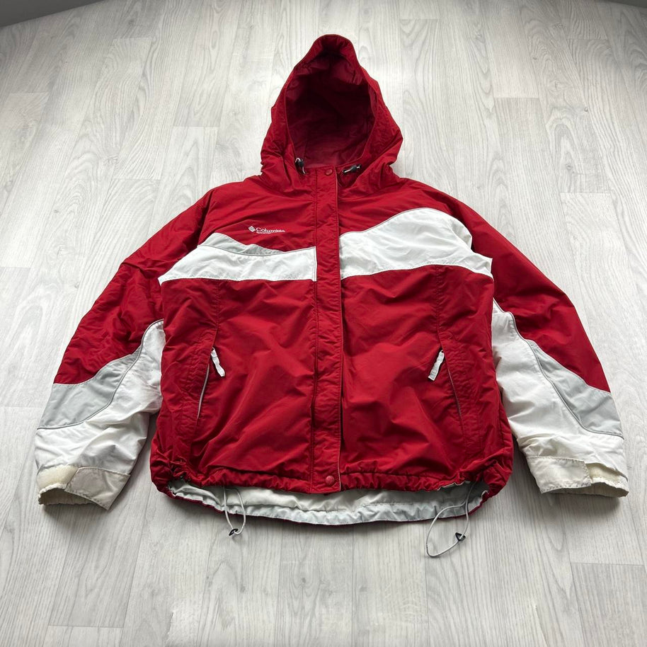 VINTAGE Y2K COLUMBIA TECHNICAL UTILITY SKI JACKET RED