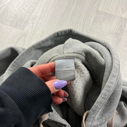 VINTAGE Y2K NIKE ZIP HOODIE GREY