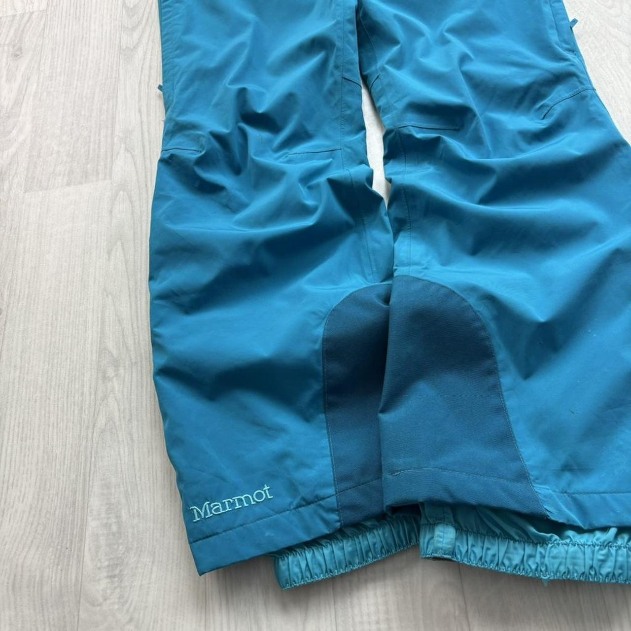 VINTAGE Y2K MARMOT BAGGY SKI PANTS SALOPETTES BLUE