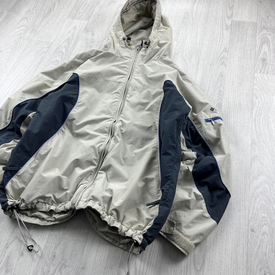 VINTAGE Y2K COLUMBIA TECHNICAL JACKET CREAM
