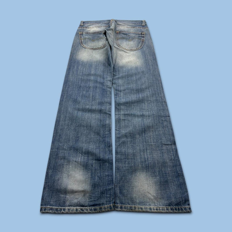VINTAGE Y2K REPLAY BOOTCUT JEANS BLUE