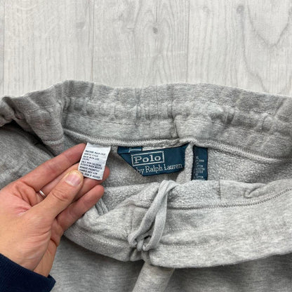 VINTAGE Y2K RALPH LAUREN BAGGY COTTON SWEATPANTS GREY