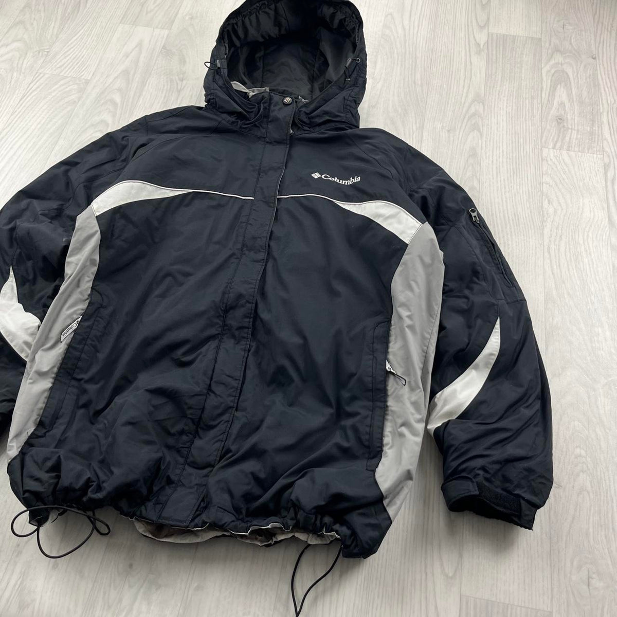 VINTAGE Y2K COLUMBIA TECHNICAL UTILITY SKI JACKET BLACK