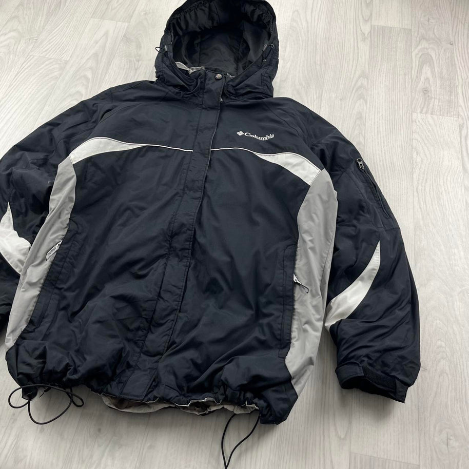 VINTAGE Y2K COLUMBIA TECHNICAL UTILITY SKI JACKET BLACK