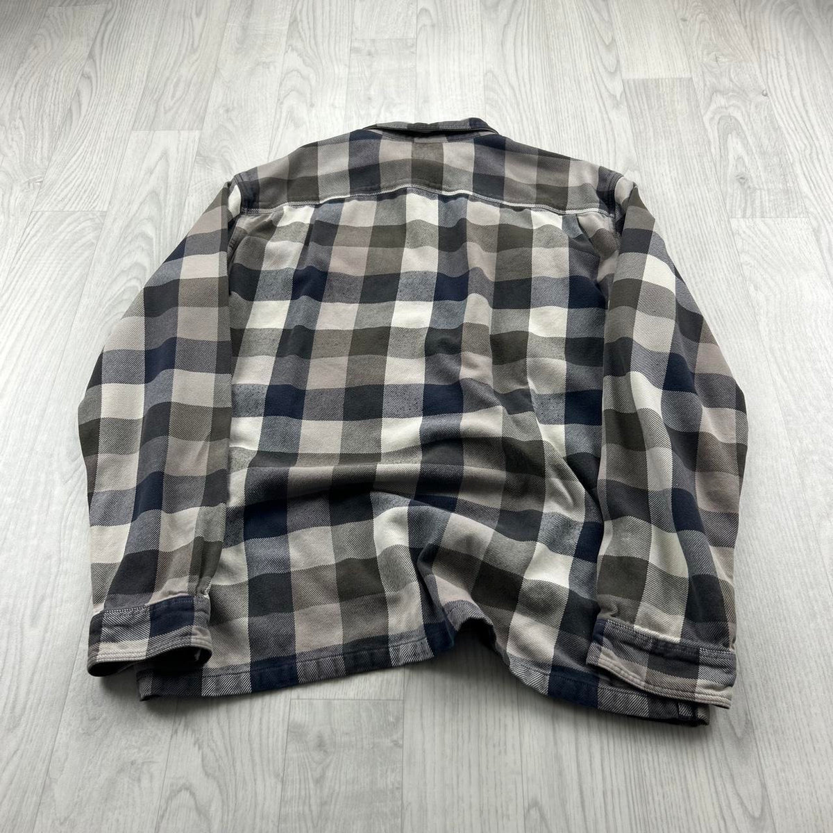 VINTAGE 00s PATAGONIA CHECKERED LONG SLEEVE BUTTON UP FLANNEL SHIRT BROWN