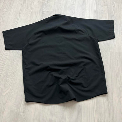 VINTAGE Y2K KANGOL SHORT SLEEVE SHIRT BLACK GREY