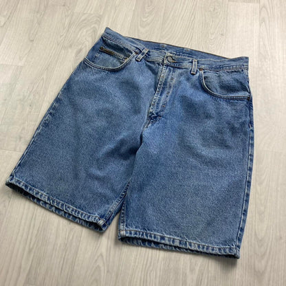 VINTAGE CALVIN KLEIN BAGGY LOOSE SKATER HIP HOP JORTS BLUE (34w)