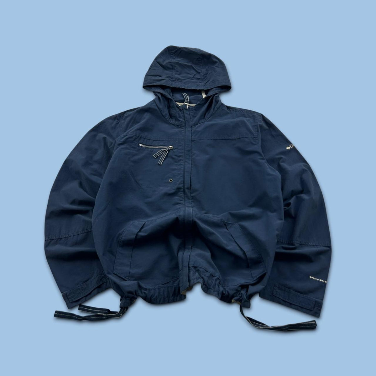 VINTAGE Y2K COLUMBIA TECHNICAL UTILITY JACKET NAVY