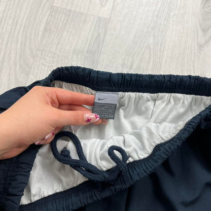 VINTAGE Y2K NIKE TECHNICAL BAGGY TRACKSUIT BOTTOMS NAVY