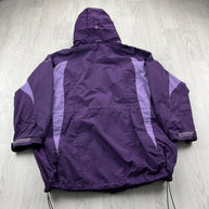 VINTAGE Y2K COLUMBIA TECHNICAL UTILITY SKI JACKET PURPLE