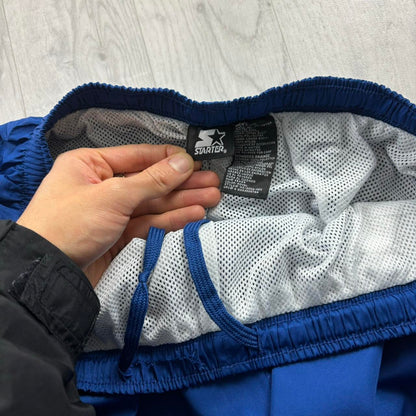 VINTAGE Y2K STARTER BAGGY TRACKSUIT BOTTOMS BLUE