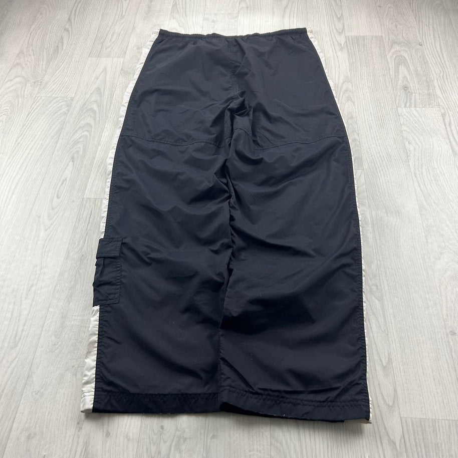 VINTAGE Y2K NIKE BAGGY TRACKSUIT BOTTOMS BLACK