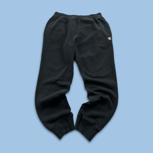 VINTAGE 00s CHAMPION CUFFED SWEATPANTS BLACK