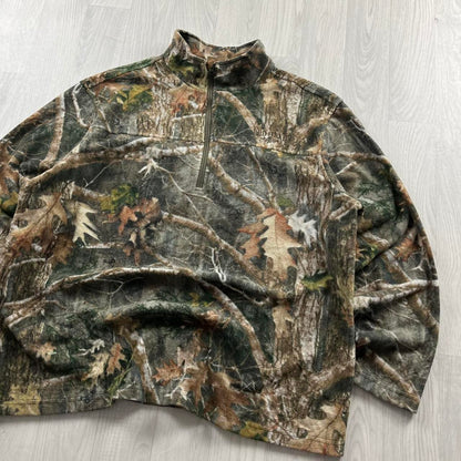 VINTAGE REALTREE QUARTER ZIP FLEECE CAMO
