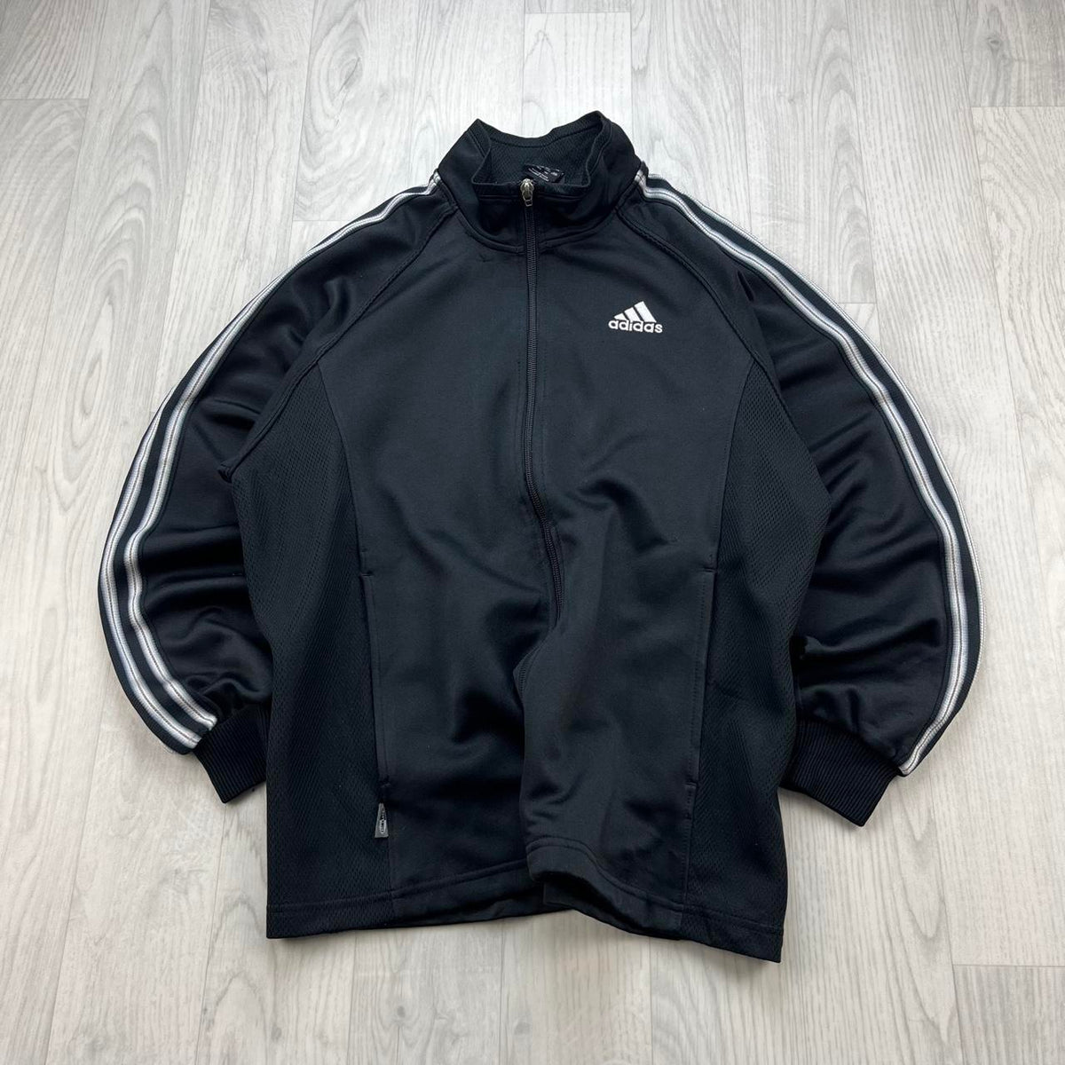 VINTAGE Y2K ADIDAS TRACK JACKET BLACK