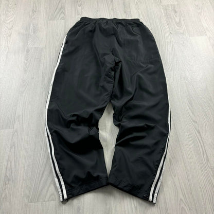 VINTAGE Y2K ADIDAS BAGGY TRACKSUIT BOTTOMS BLACK