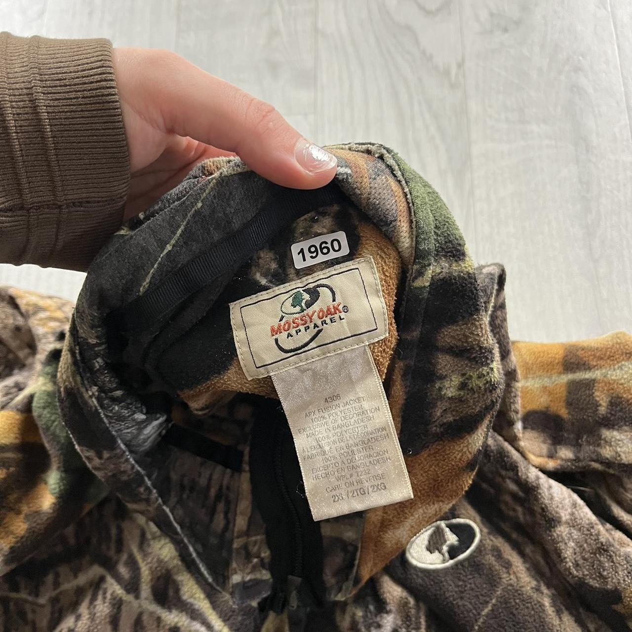 VINTAGE MOSSY OAK REALTREE QUARTER ZIP FLEECE CAMO