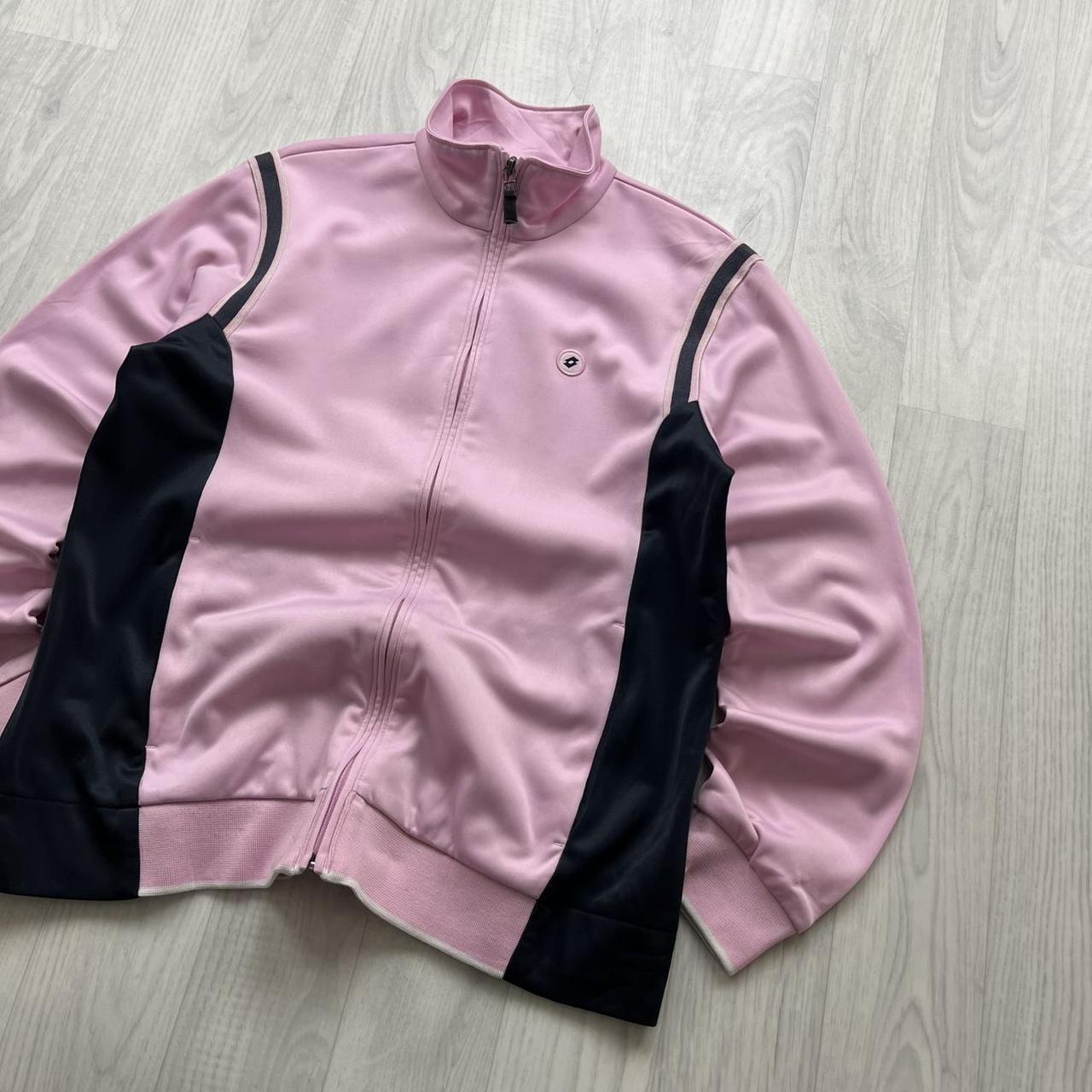 VINTAGE Y2K LOTTO WINDBREAKER TRACK JACKET BABY PINK