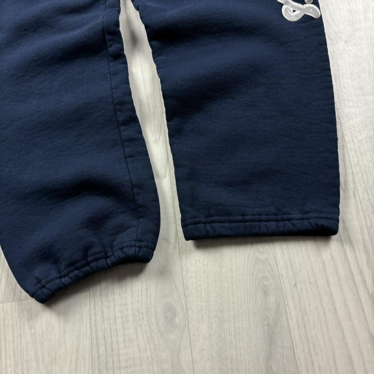 VINTAGE RUSSELL ATHLETIC COLLEGE BAGGY COTTON SWEATPANTS NAVY