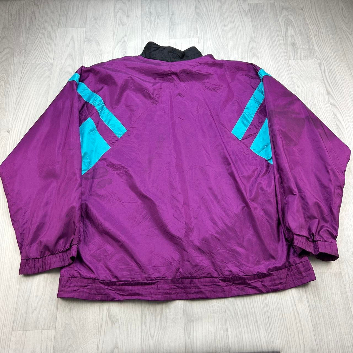 VINTAGE 90s ADIDAS FUNKY WINDBREAKER JACKET PURPLE