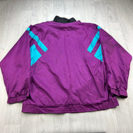 VINTAGE 90s ADIDAS FUNKY WINDBREAKER JACKET PURPLE