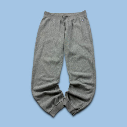 VINTAGE 00s CHAMPION LOW RISE COTTON SWEATPANTS GREY