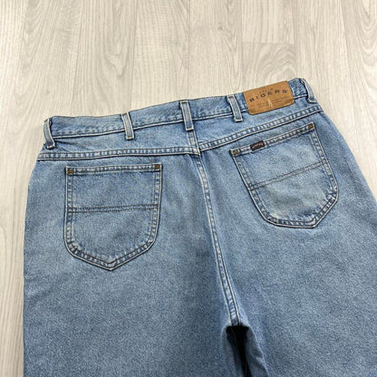VINTAGE RIDERS BAGGY LOOSE SKATER JORTS BLUE (36w)