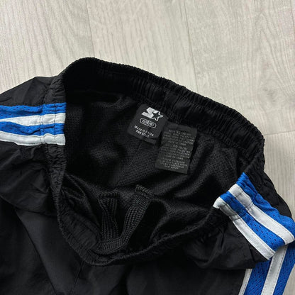 VINTAGE Y2K STARTER BAGGY TRACKSUIT BOTTOMS BLACK